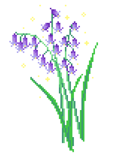 purple flowers (purple)